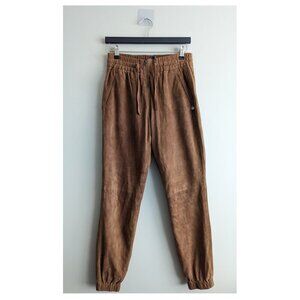 Maison Scotch Goat Suede Joggers